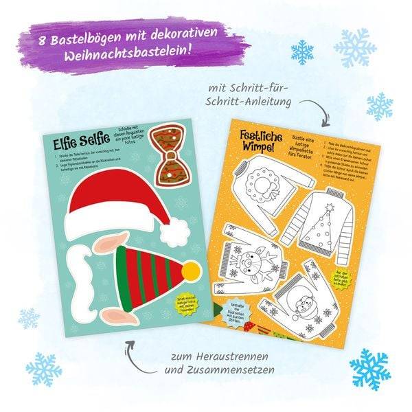Trötsch Beschäftigungsbuch Malbuch Weihnachtszauber mit Stickern