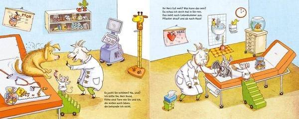 Bei Wehwehchen aller Art hilft dir Doktor Ziegenbart!