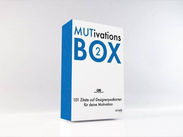 MUTivationsbox 2 - 101 Zitate auf Designerpostkarten für deine Motivation