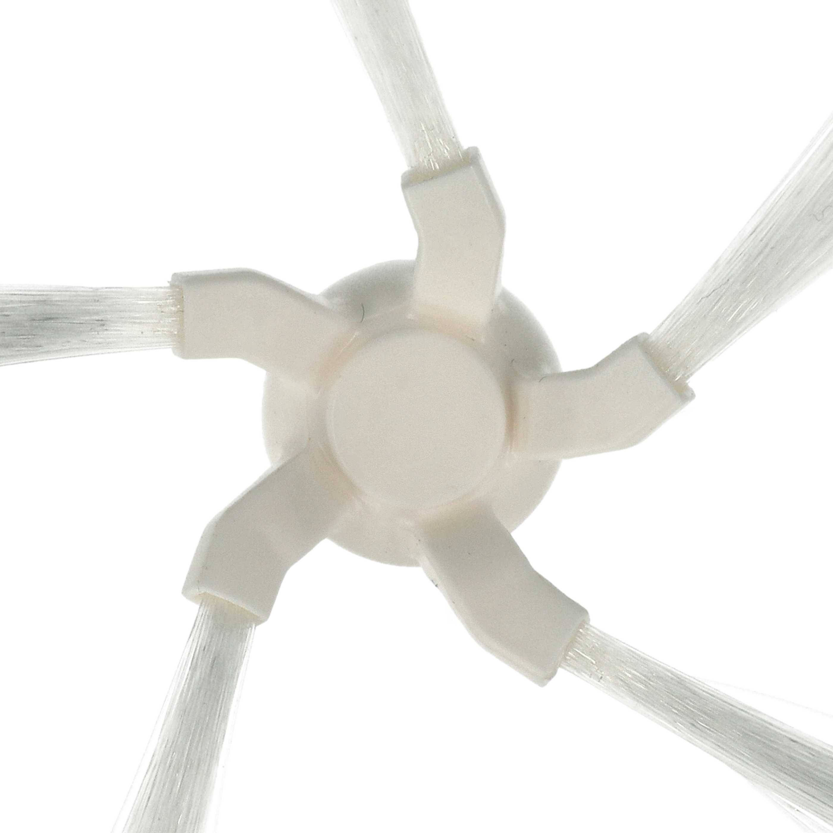 vhbw 2x Seitenbürste kompatibel mit Dreame W10, W10 Pro Saugroboter - Reinigungsbürsten Set, weiß