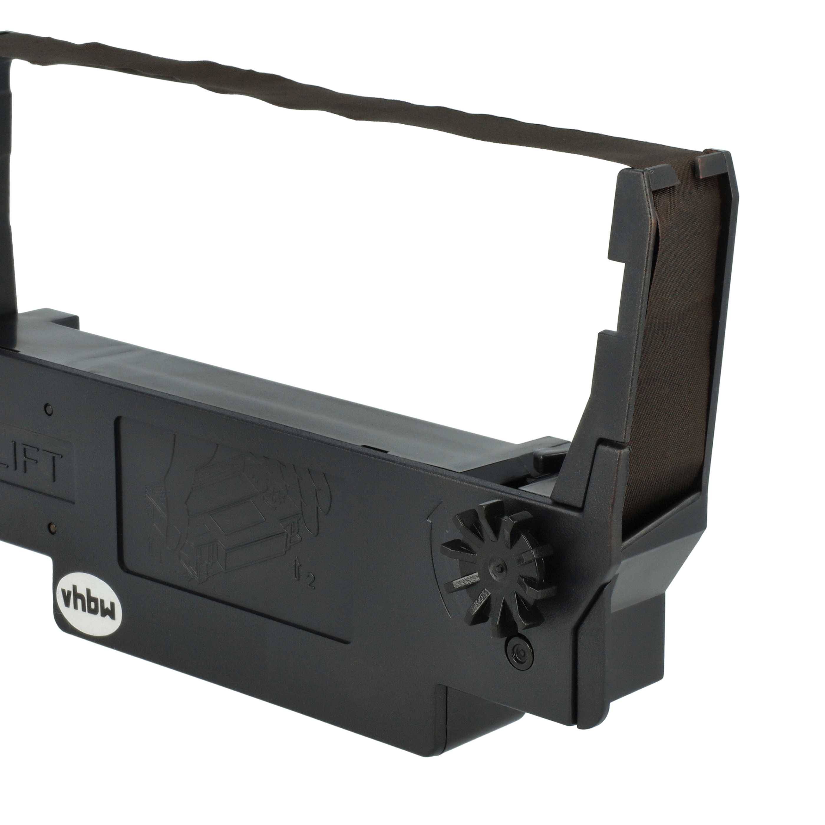 vhbw 5x Farbband Schriftband kompatibel mit Epson TM 300 D | TM-300C, TM-300B, TM 300 CE, TM 300 PD Nadeldrucker, Bondrucker - Lila