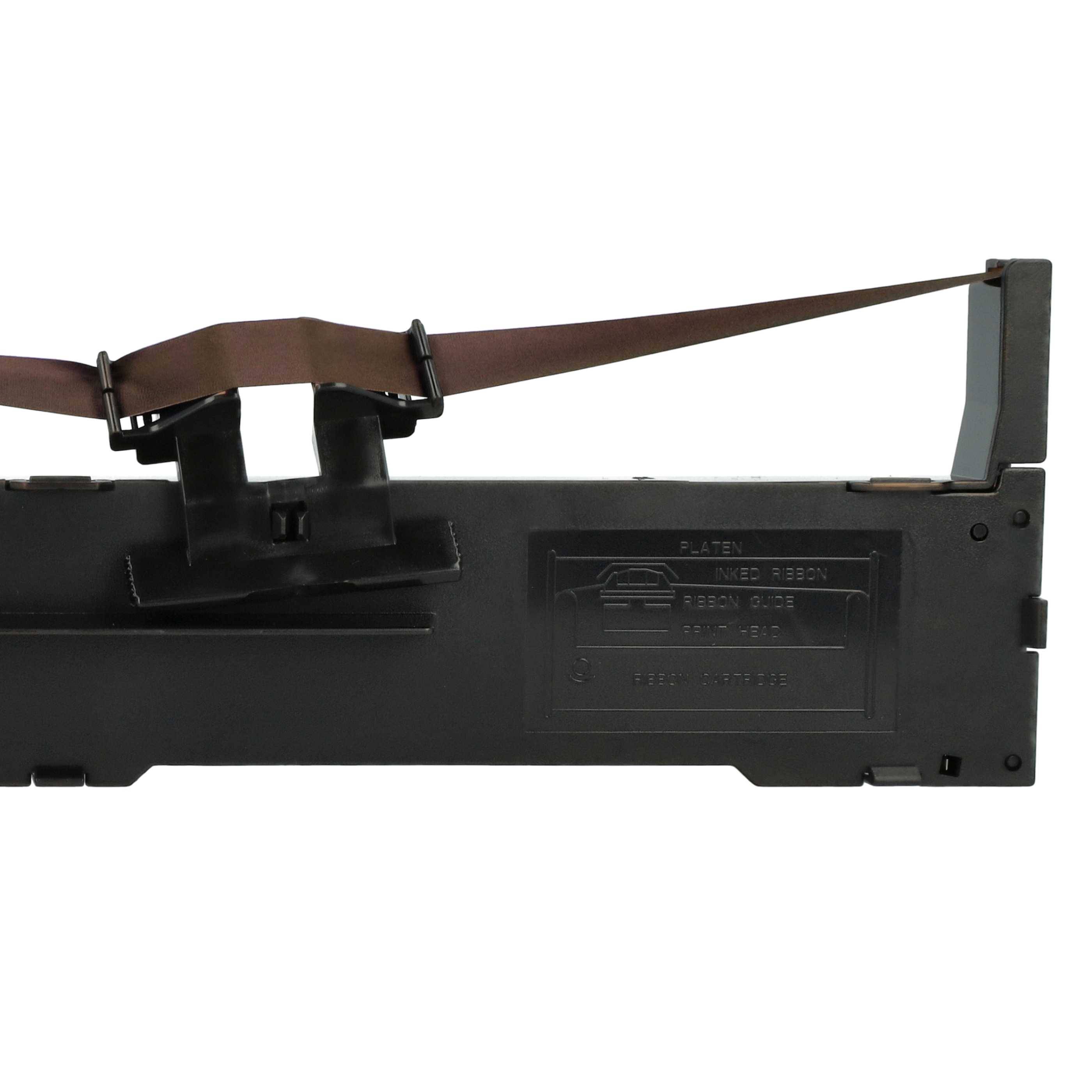 vhbw 5x Farbband Schriftband kompatibel mit Epson LQ-890 Nadeldrucker | Bondrucker - Lila