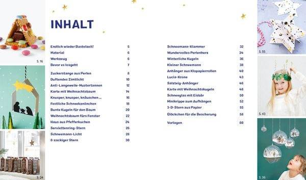 Weihnachtlicher Bastelspaß für Groß und Klein