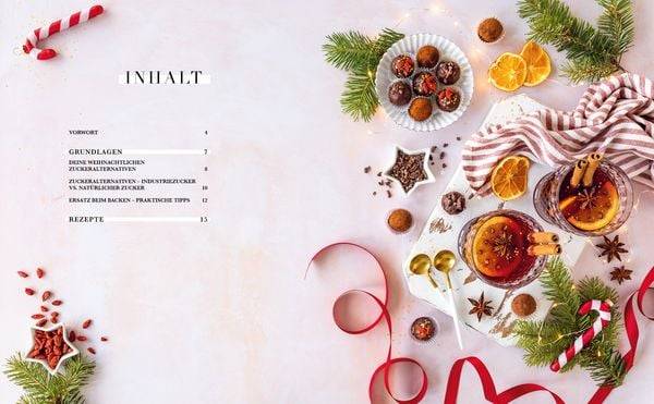 Mein Adventskalender-Backbuch: Sweet Christmas – zuckerfrei