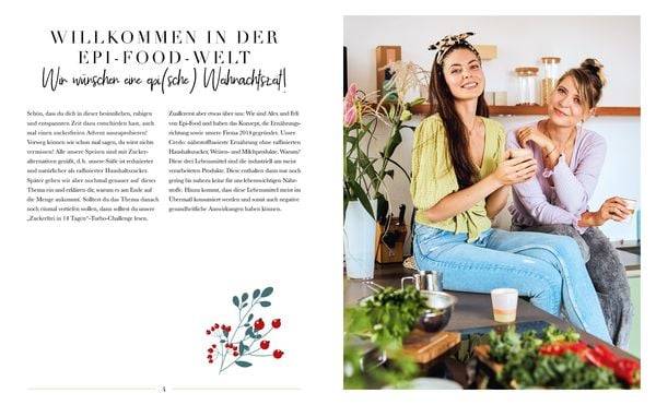 Mein Adventskalender-Backbuch: Sweet Christmas – zuckerfrei