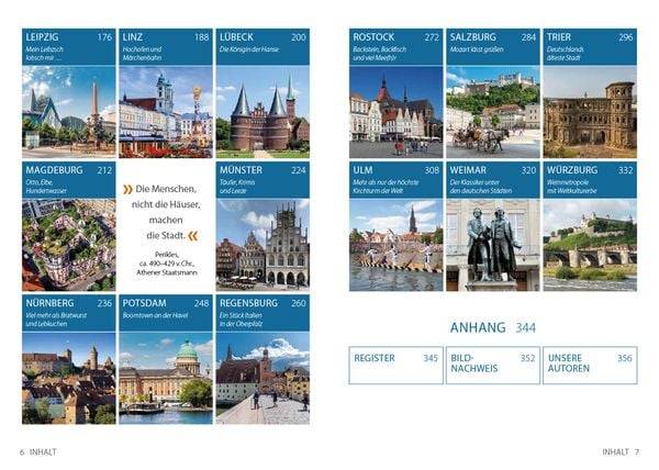 Lieblingsstädte – Entspannte CityTrips in Deutschland, Österreich und der Schweiz: 28 Ideen abseits der großen Zentren