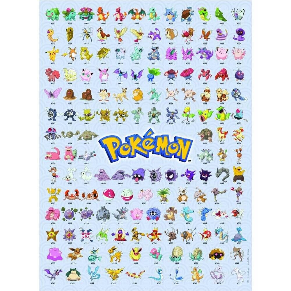 Pokémon Puzzle Pokémon Pokédex (500 Teile)