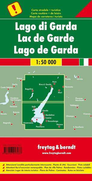 Gardasee, Autokarte 1:50.000