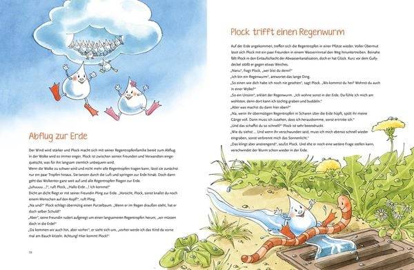 Plock, der Regentropfen