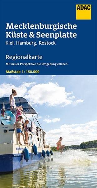 ADAC Regionalkarte Deutschland Blatt 2 Mecklenburgische Küste und Seenplatte