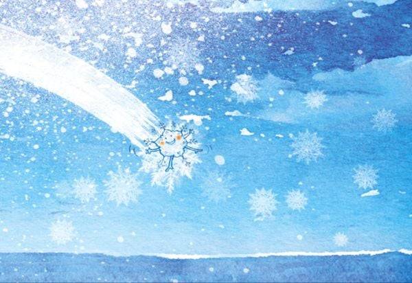 Die mutige Schneeflocke