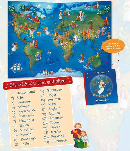 Weihnachtliche Reise um die Welt