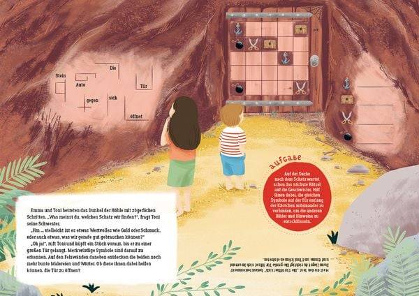 Das geheimnisvolle Inselabenteuer – Eine Geschichte zum Rätseln, Malen und Basteln
