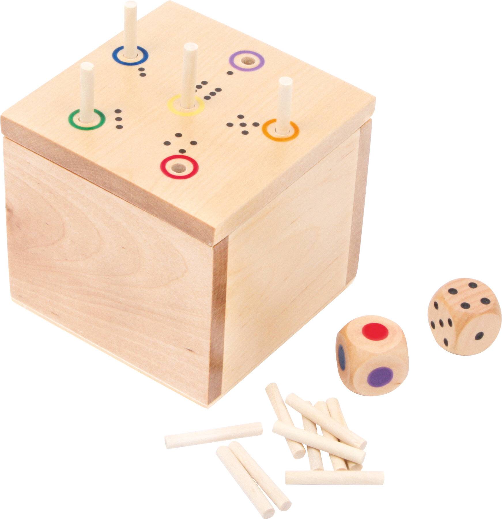 Würfelspiel 6 raus in der Box