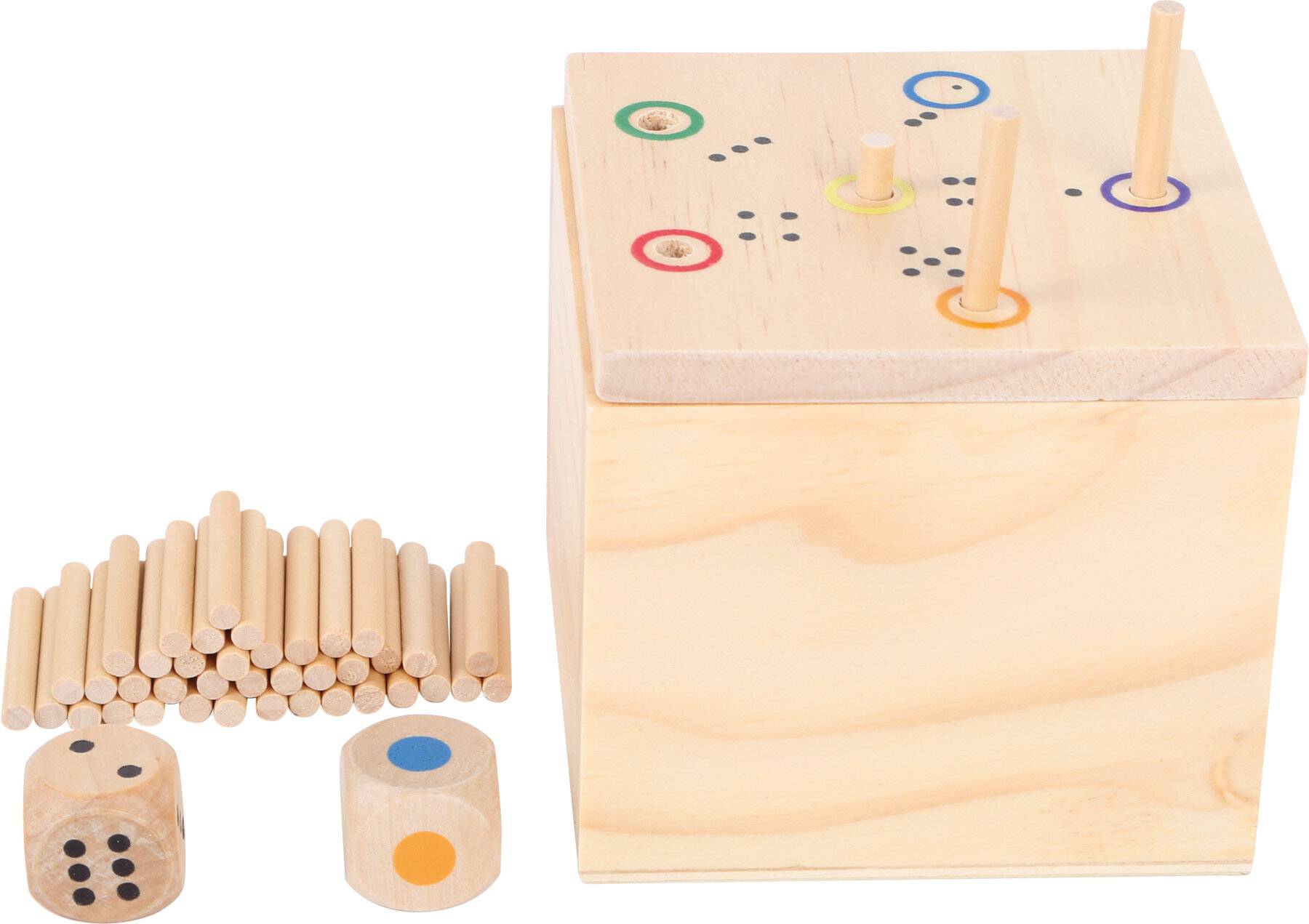 Würfelspiel 6 raus in der Box