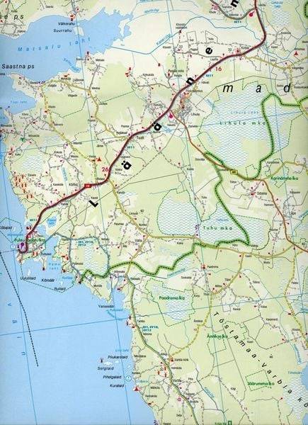 Estland Nord und Süd, Autokarten Set 1:150.000