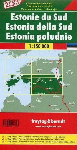 Estland Nord und Süd, Autokarten Set 1:150.000
