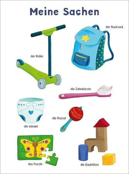 100 erste Wörter, die mein Kind wissen muss