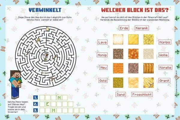 Minecraft: Mein großer Rätselspaß