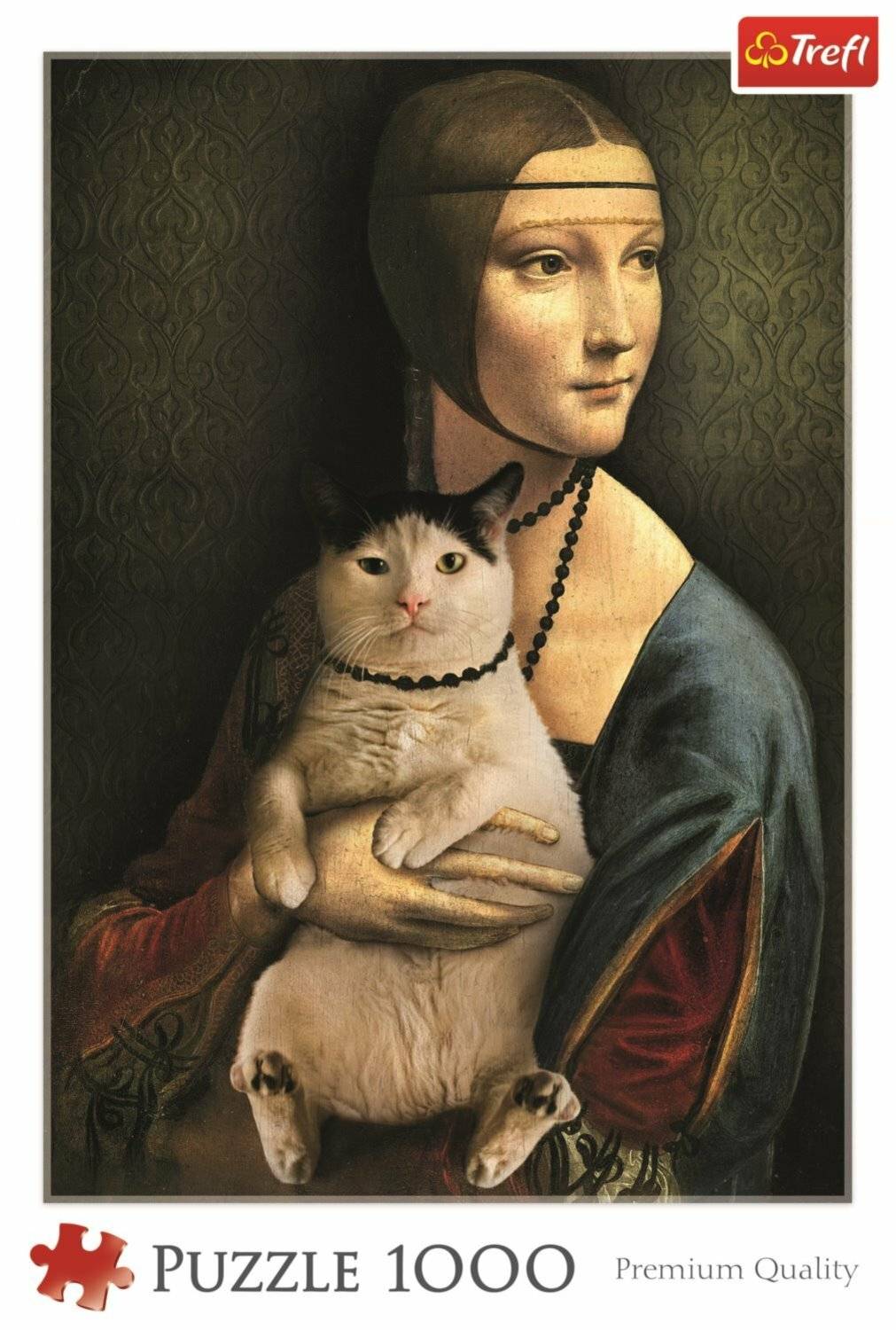 TREFL Puzzle Dame und Katze 1000 Teile