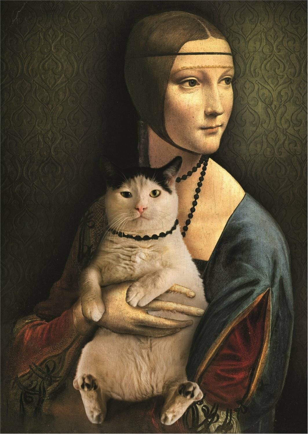TREFL Puzzle Dame und Katze 1000 Teile