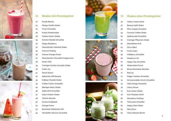 Fitness-Shakes und -Smoothies