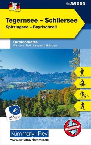 KuF Deutschland Outdoorkarte 05. Tegernsee - Schliersee 1 : 35 000