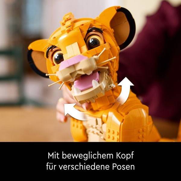LEGO ǀ Disney Simba, der junge König der Löwen, Bauset zum Sammeln 43247