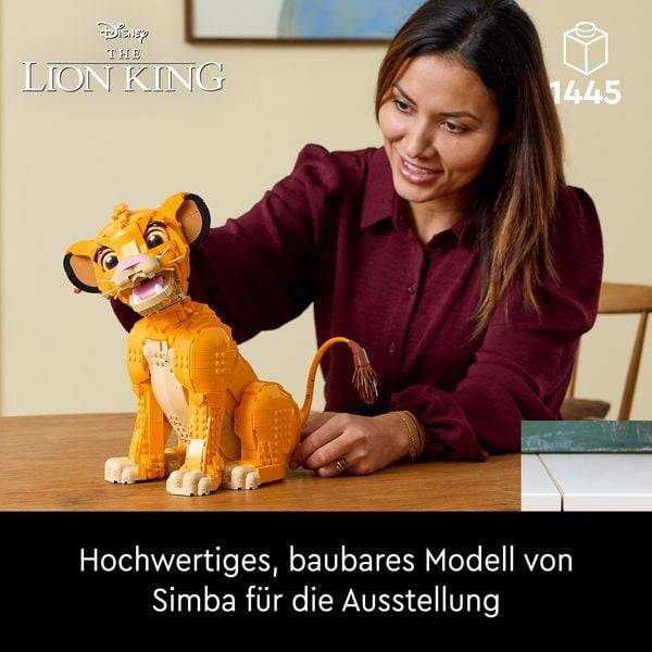 LEGO ǀ Disney Simba, der junge König der Löwen, Bauset zum Sammeln 43247