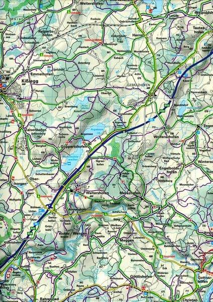 Oberstaufen Westallgäu, Adelegg, Lindenberg, Isny, Wangen Nr. 55 Outdoorkarte Deutschland 1:35 000