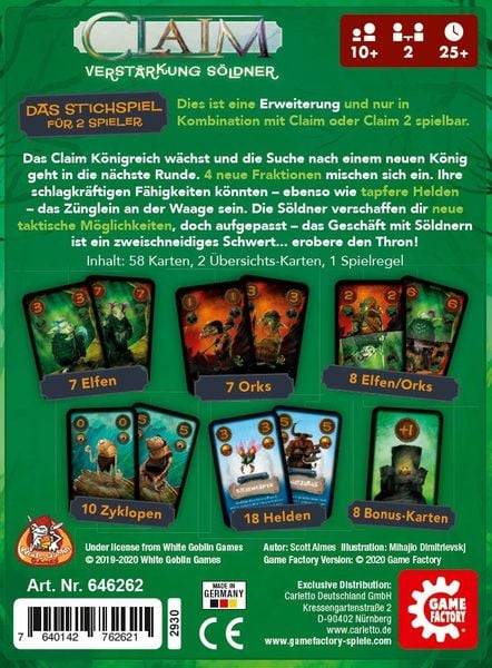 Game Factory - Claim Verstärkung: Söldner