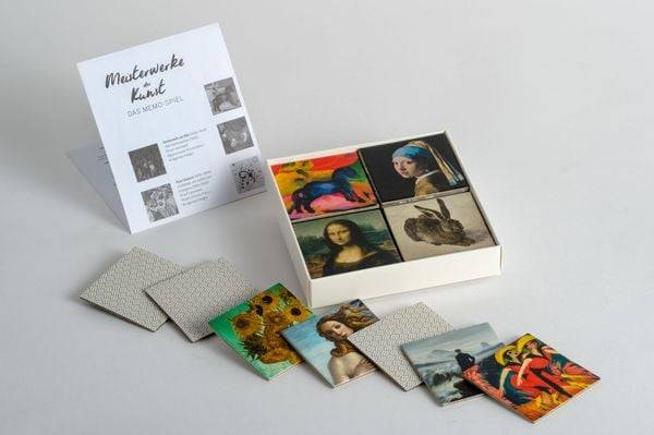 Anaconda 00812 - Meisterwerke der Kunst, Das Memo-Spiel Zubehör