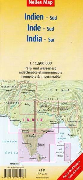Nelles Map India: South 1:1 500 000