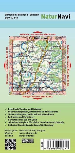 Bietigheim-Bissingen - Beilstein 1 : 25 000, Blatt 52-543