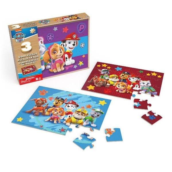 Spin Master - Paw Patrol - Patrol Holzpuzzle 3er Set