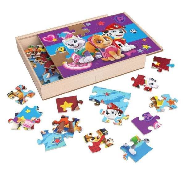 Spin Master - Paw Patrol - Patrol Holzpuzzle 3er Set