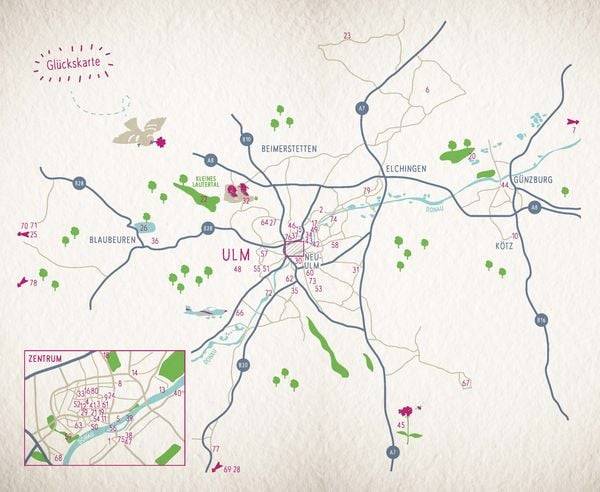 Glücksorte in und um Ulm