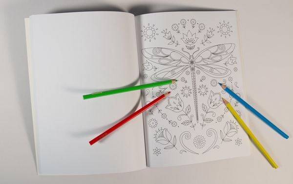 Malen, träumen und entspannen - Die schönsten Ausmalbilder für Kinder