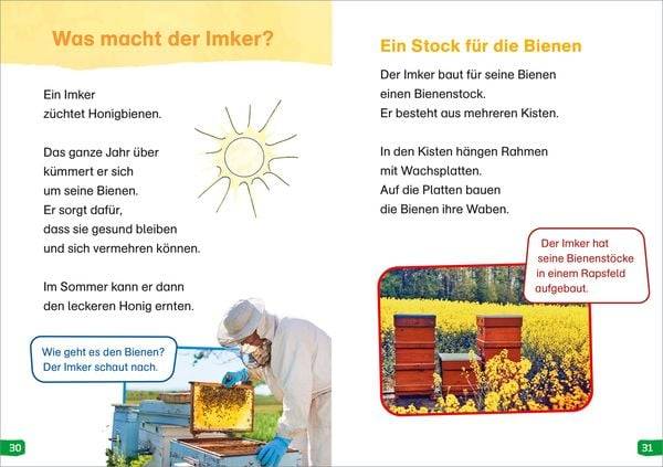 WAS IST WAS Erstes Lesen easy! Band 3. Wie lebt die Honigbiene?
