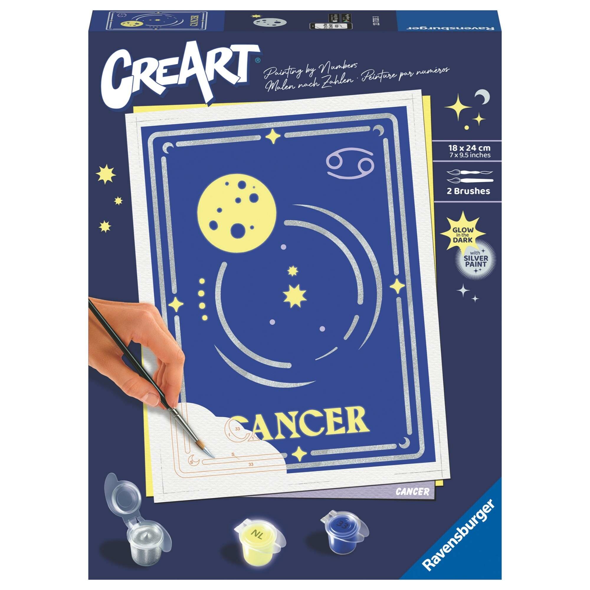 Ravensburger CreArt - Sternzeichen Krebs, Malen