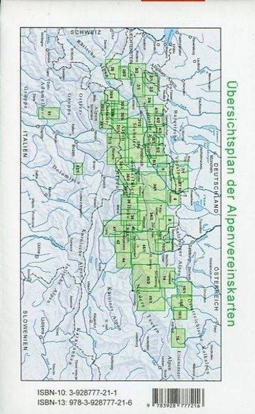 DAV Alpenvereinskarte 05/2 Karwendelgebirge Mitte 1 : 25 000