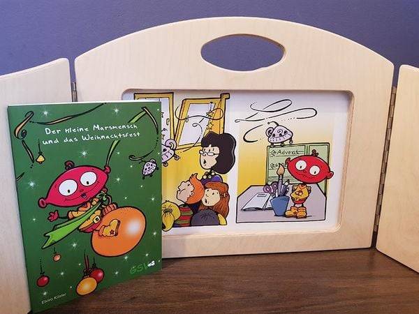 Kamishibai Adventskalender: Der kleine Marsmensch und das Weihnachtsfest