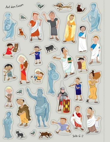 Mein Stickerbuch: Im alten Rom