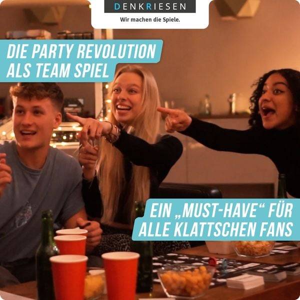 DENKRIESEN - klattschen® - Trinkspiel - DAS BRETTSPIEL "Das wahrscheinlich beste Trinkspiel aller Zeiten"