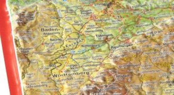 Markgraf, A: Reliefpostkarte Schwäbische Alb