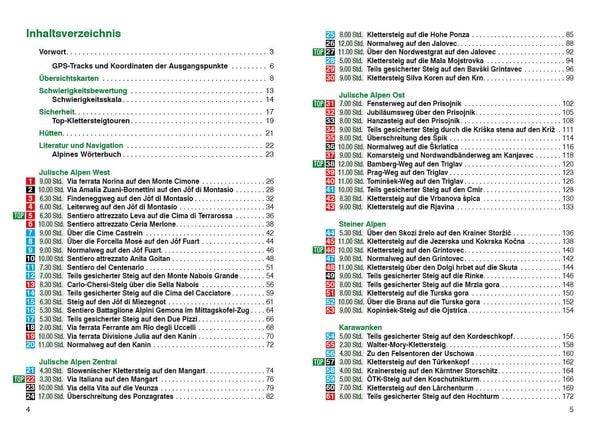 Klettersteige Julische Alpen