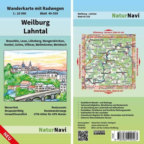 Weilburg - Lahntal 1 : 25 000, Blatt 45-559