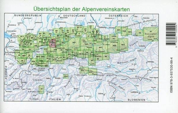 Karwendelgebirge - Westliches Blatt