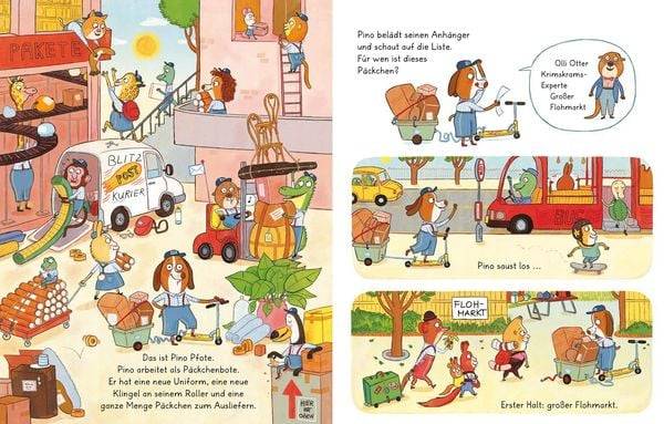 Ab die Post! / Pino Pfote Band 2