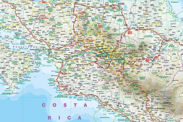 Reise Know-How Landkarte Costa Rica, Panama (1:550.000)